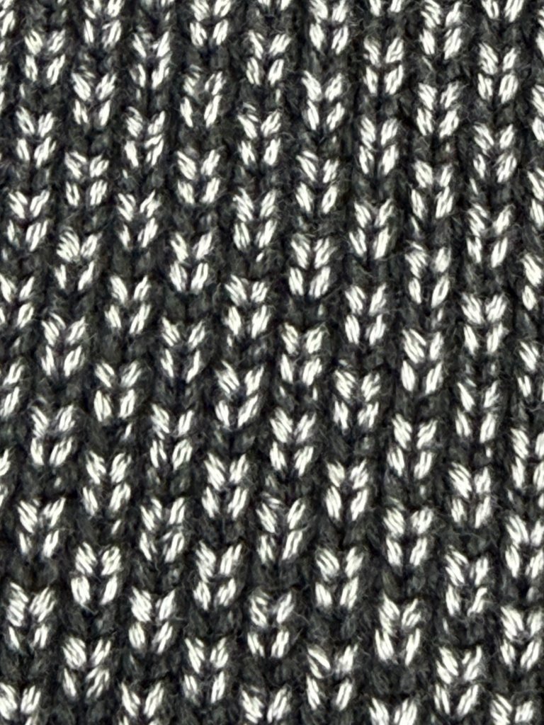 Overland Xxl Gray Heavy Chunky Knit 1/4 Zip Quality Sweater Gray 100% Cotton Euc — image 8 of 8